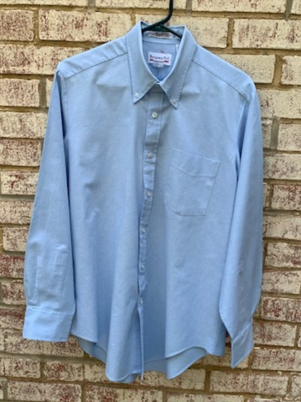 Vintage Montgomery Ward light blue button down